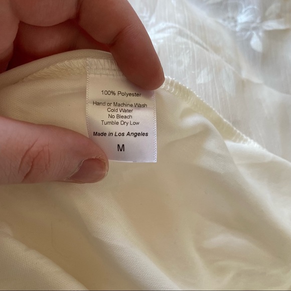 Lucy In The Sky • Rosa Chiffon Day Dress in Ivory and Gold Detailing - Picture 9 of 14